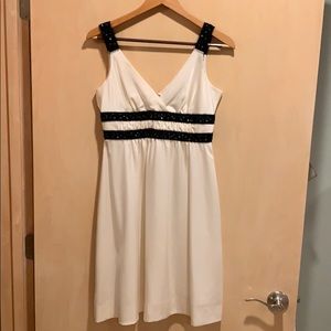 BCBG White & Black Dress